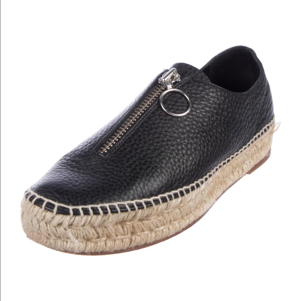 Alexander Wang: Devon Espadrille - Pebbled Leather - Picture 4 of 11